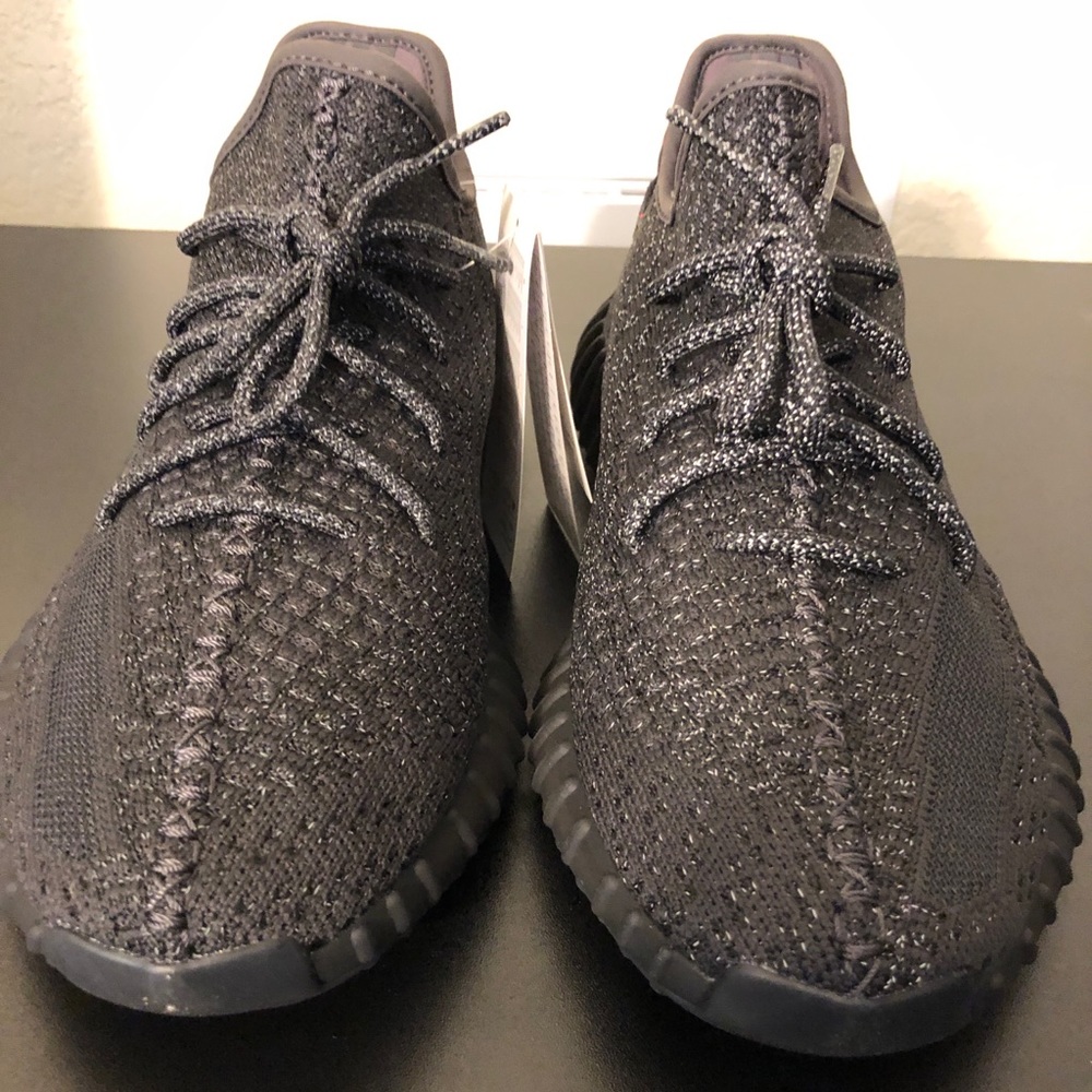 Yeezy boost 350 black static reflective